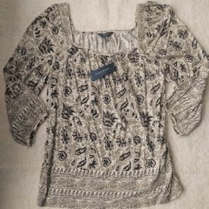 Lucky Brand Boho Top NWT Small